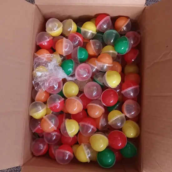 BOX OF STOCK FOR GUMBALL/TOY VENDING MACHINE