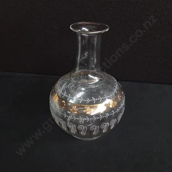 ANTIQUE HAND BLOWN GLASS VASE