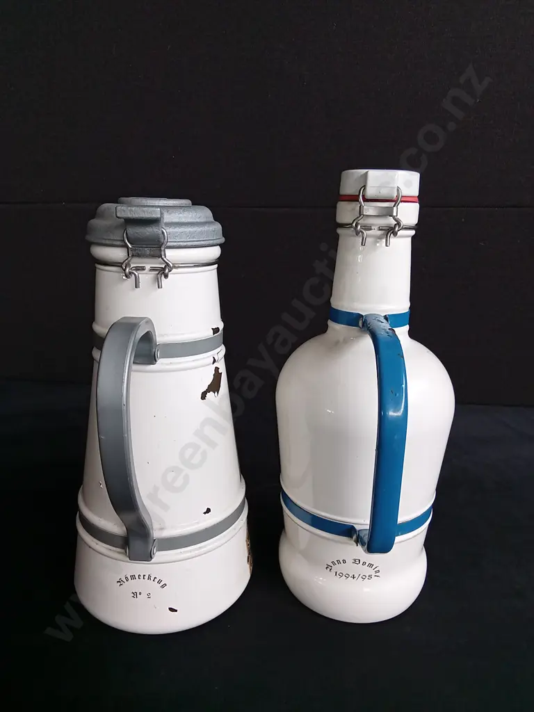 GERMAN ALTENMÜSTER BRAUER BEER STEIN AND 1 LITER GERMAN BEER BOTTLE Image 1++
