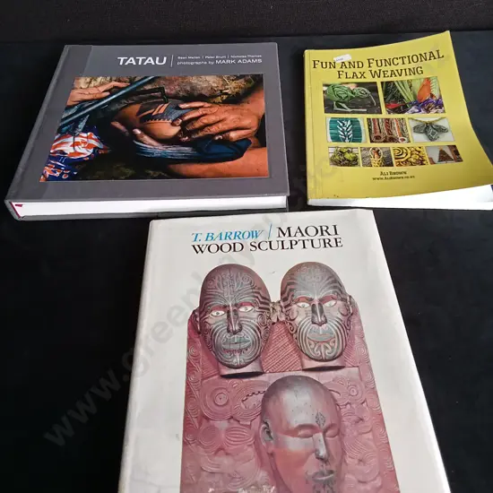 2 MĀORI BOOKS AND A FLAX WEAVING BOOK