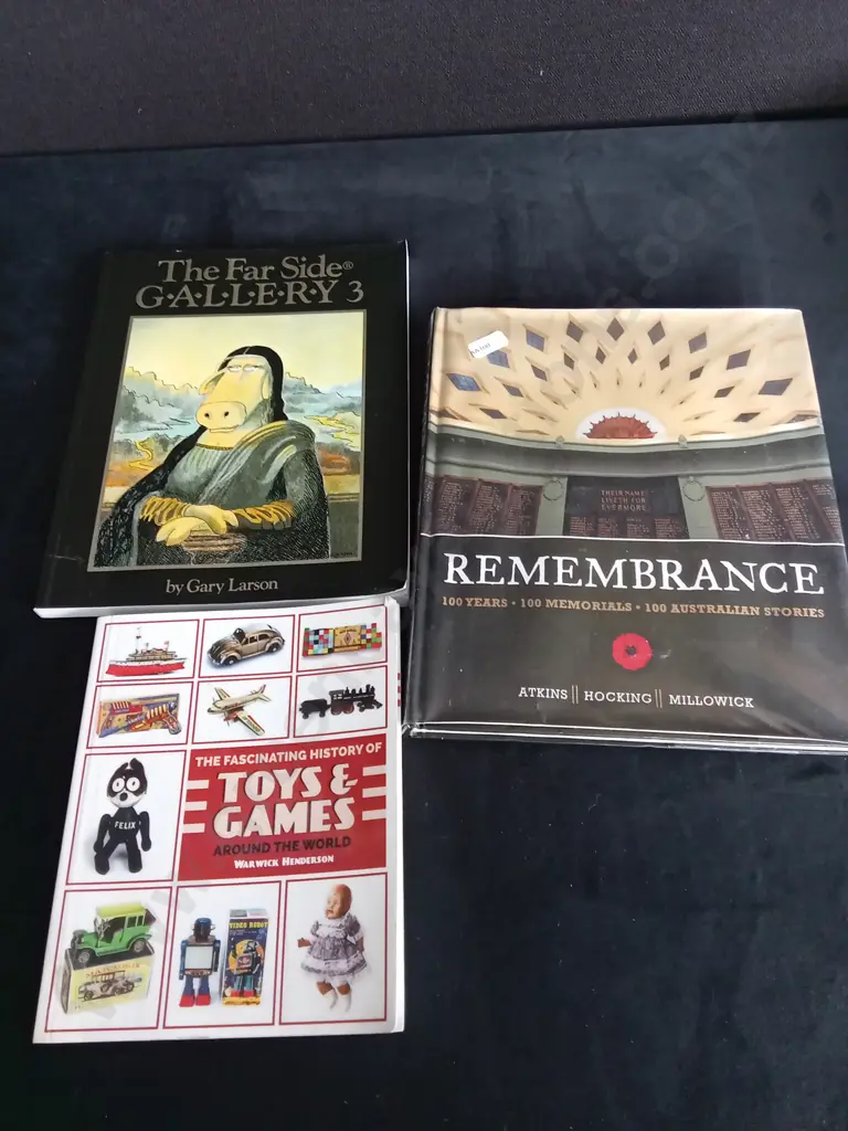 3 ASSORTED BOOKS Image 1++
