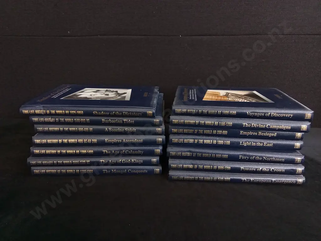 14 PIECES COLLECTION OF TIME-LIFE HISTORY OF THE WORLD HARDCOVER BOOKS Image 1++