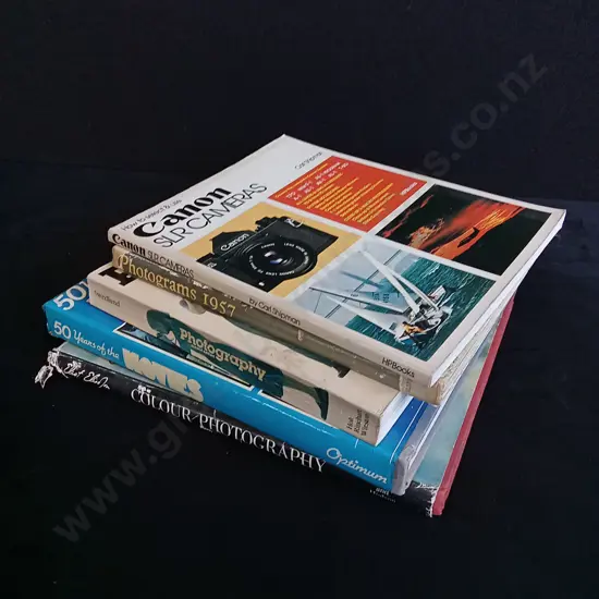 5 BOOKS ON MOVIES AND PHOTOGRAPHY