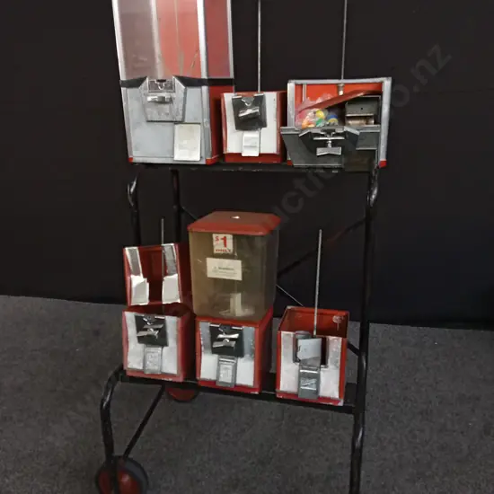 VENDING MACHINES ON STAND