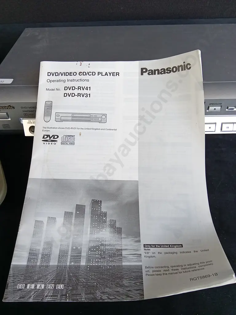 PANASONIC DVD/VIDEO CD PLAYER WORKING Image 1++