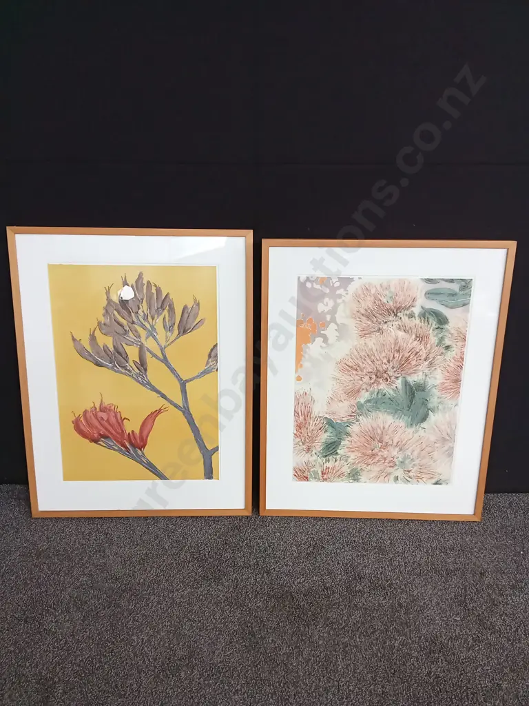 2 FRAMED ARTWORKS Image 1++