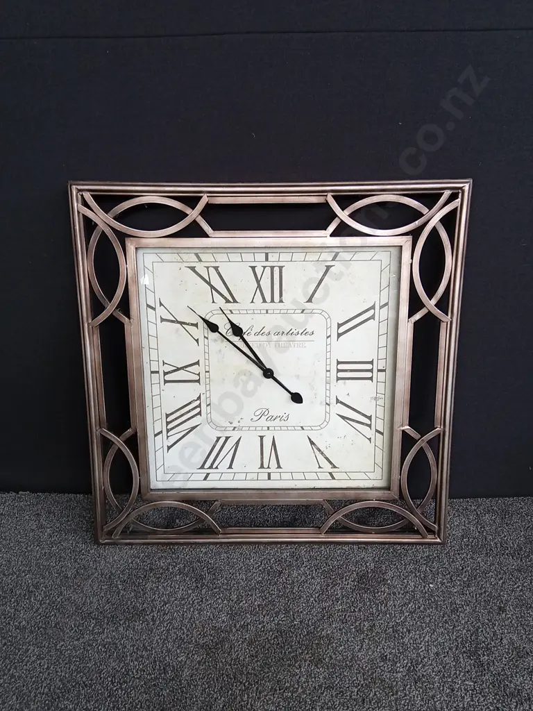 WALL CLOCK ART L 79CM H 81CM Image 1++
