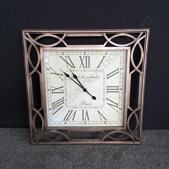 WALL CLOCK ART L 79CM H 81CM