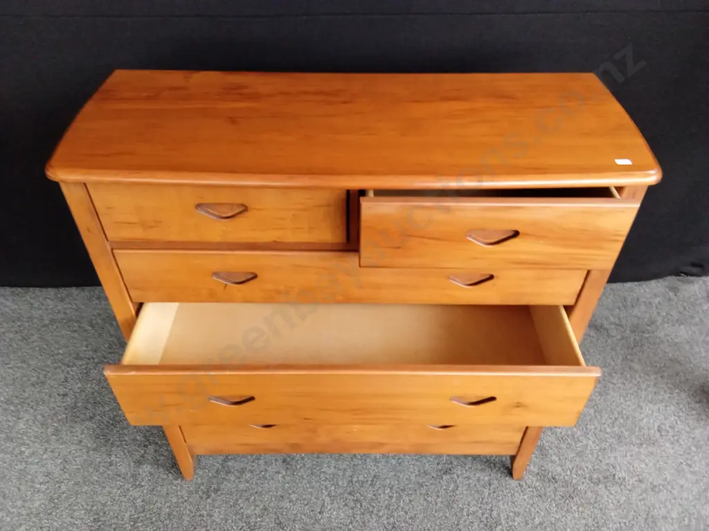 WOOD CHEST OF DRAWERS H 1.08 M X W 1.05 M X D 38CM Image 1++