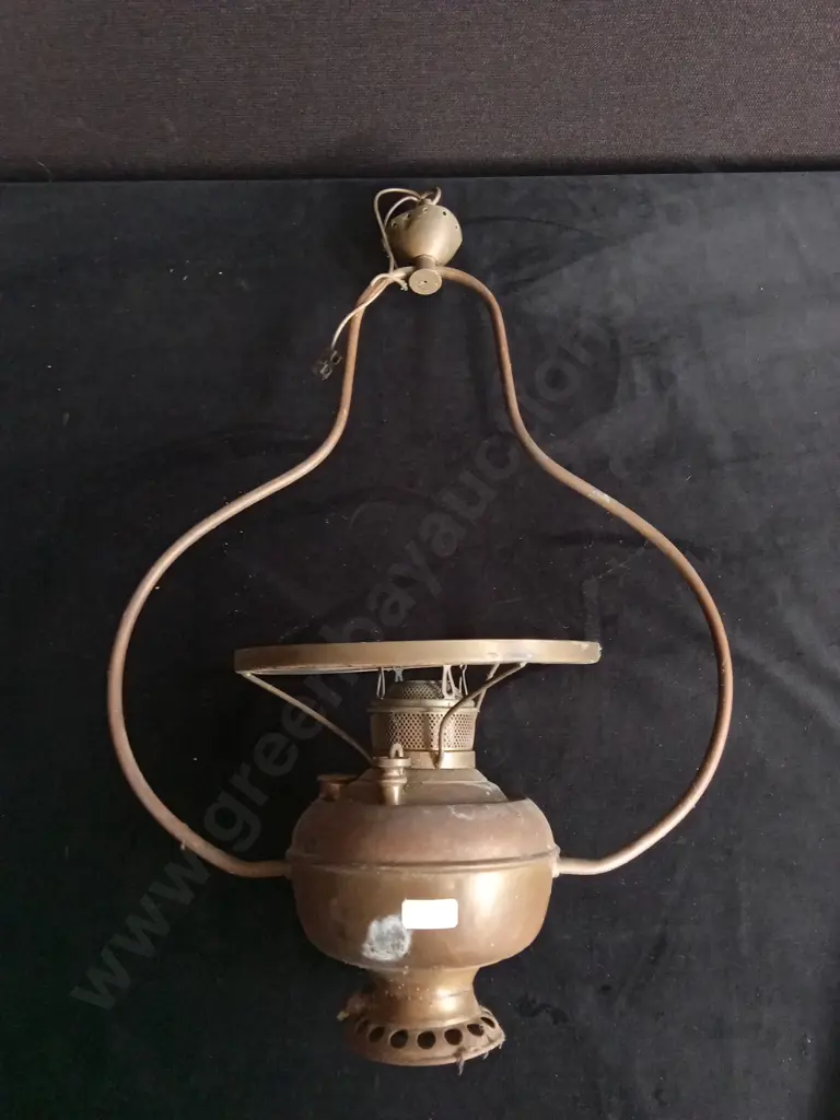 VINTAGE RAYO BRASS REPURPOSED OIL LAMP Image 1++