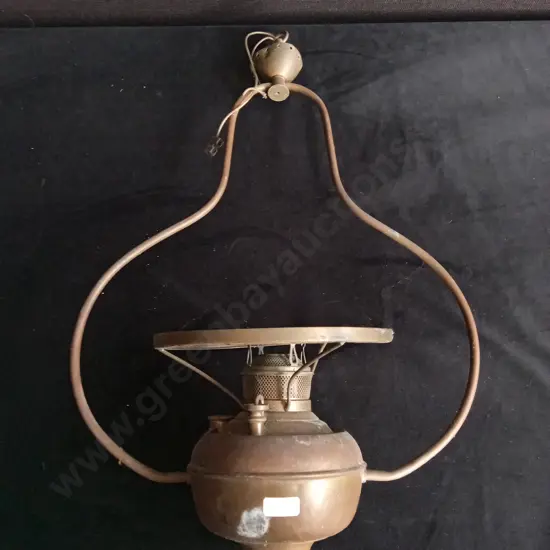 VINTAGE RAYO BRASS REPURPOSED OIL LAMP