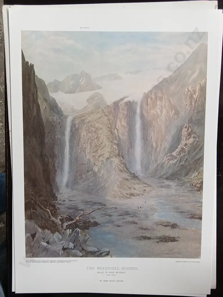 3 VINTAGE PRINTS BY JOHN GULLY, THE ALEXANDER TURNBULL LIBRARY ENDOWMENT TRUST Image 1++