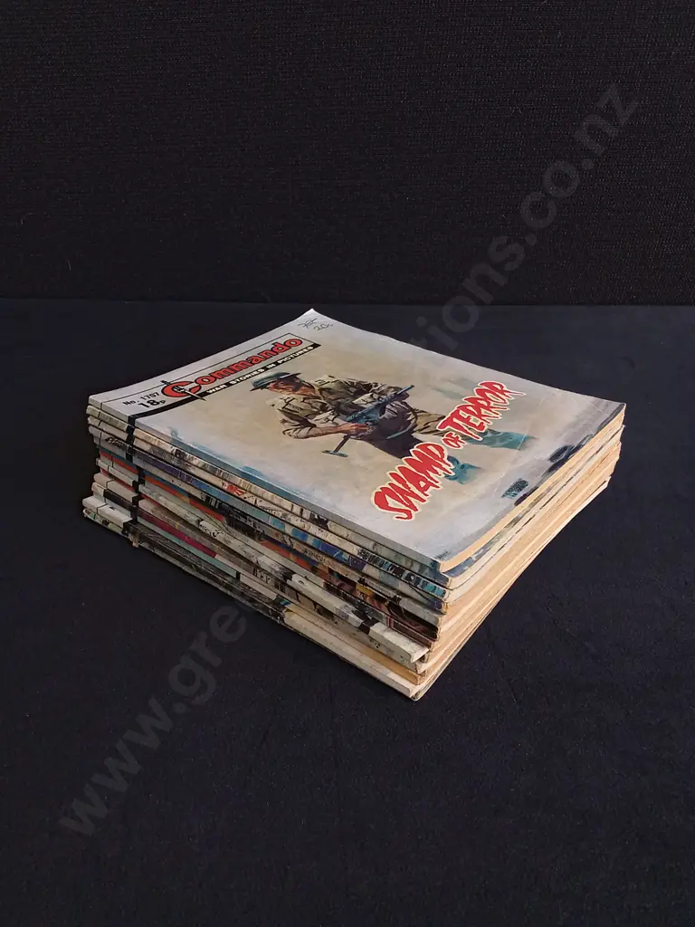 15 PIECES MIX OF VINTAGE COMMANDO WAR COMICS Image 1++