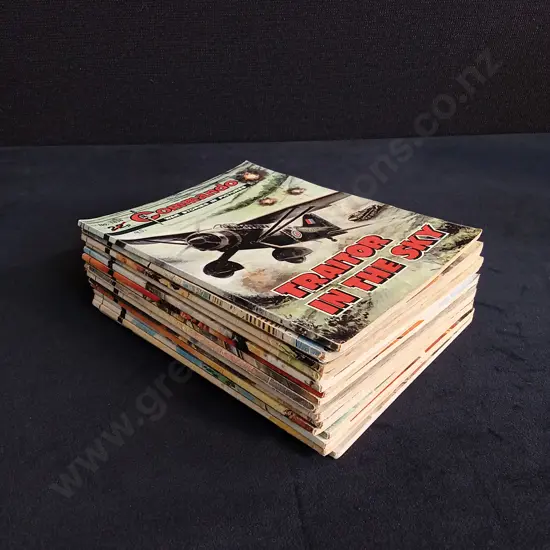 15 PIECES MIX OF VINTAGE COMMANDO WAR COMICS