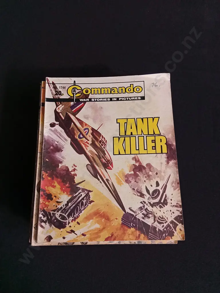 15 PIECES MIX OF VINTAGE COMMANDO WAR COMICS Image 1++