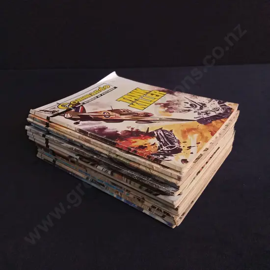 15 PIECES MIX OF VINTAGE COMMANDO WAR COMICS
