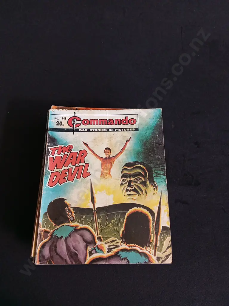 15 PIECES MIX OF VINTAGE COMMANDO WAR COMICS Image 1++