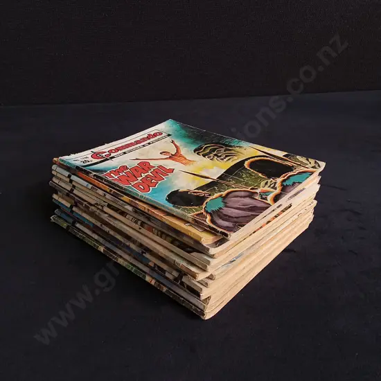 15 PIECES MIX OF VINTAGE COMMANDO WAR COMICS