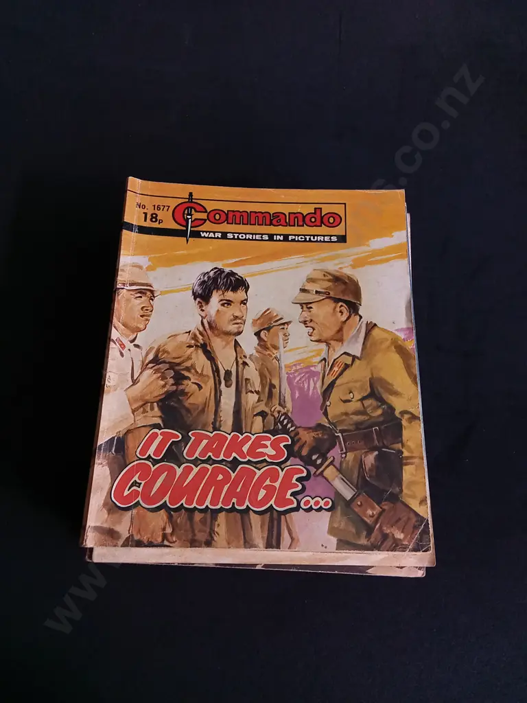 15 PIECES MIX OF VINTAGE COMMANDO WAR COMICS Image 1++