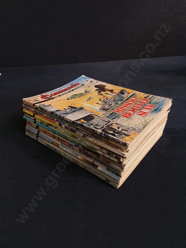 15 PIECES MIX OF VINTAGE COMMANDO WAR COMICS Image 1++