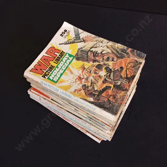 20 PIECES MIX OF VINTAGE WAR PICTURE LIBRARY AND BATTLE PICTURE LIBRARY COMICS