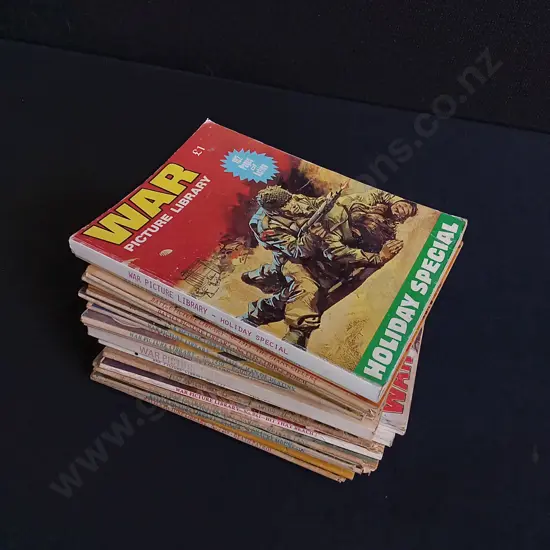 29 PIECES MIX OF VINTAGE WAR PICTURE LIBRARY AND BATTLE PICTURE LIBRARY COMICS