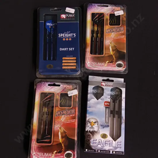 4 BRAND NEW PACKS OF DARTS