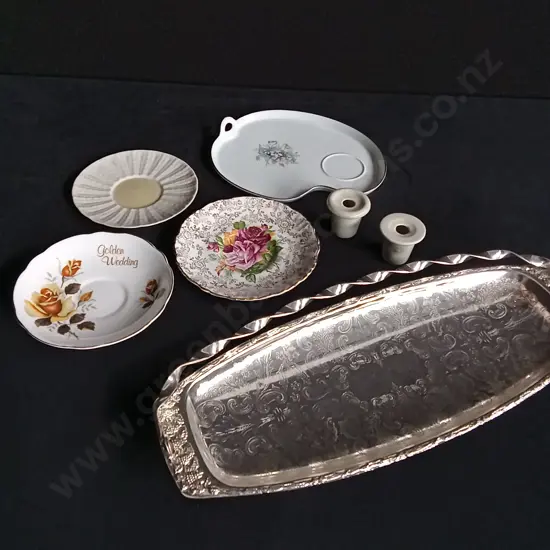 VINTAGE MIX OF PLATES