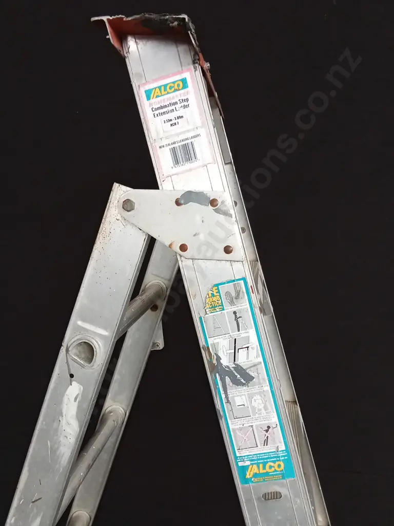 ALCO HOMEMASTER COMBINATION STEP EXTENSION LADDER 2.13M-3.89M Image 1++