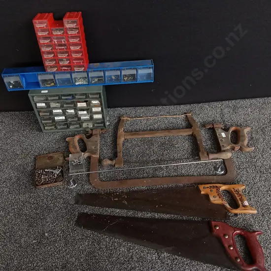 ASSORTED TOOLS AND TOOL BITS