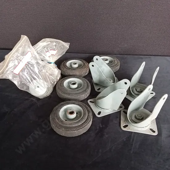 4 TROLLEY WHEELS