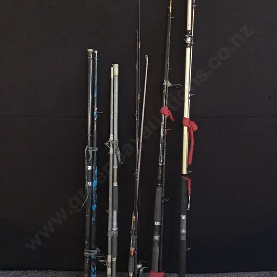 COLLECTION OF FISHING RODS