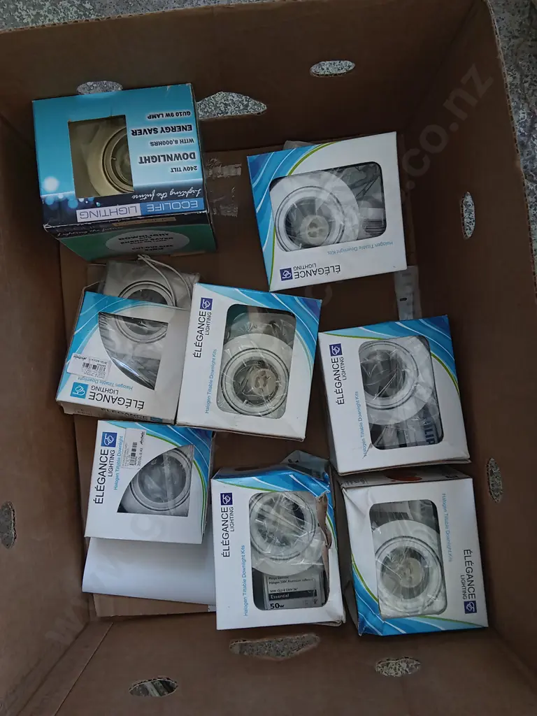 BOX OF BRAND NEW LIGHTING Image 1++