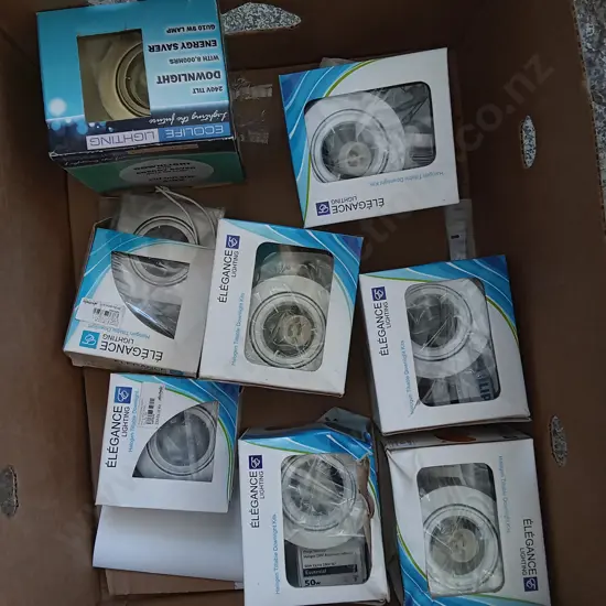 BOX OF BRAND NEW LIGHTING