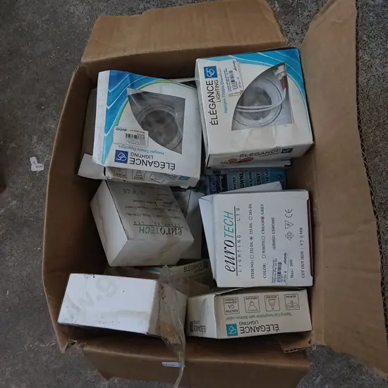 BOX OF BRAND NEW LIGHTING