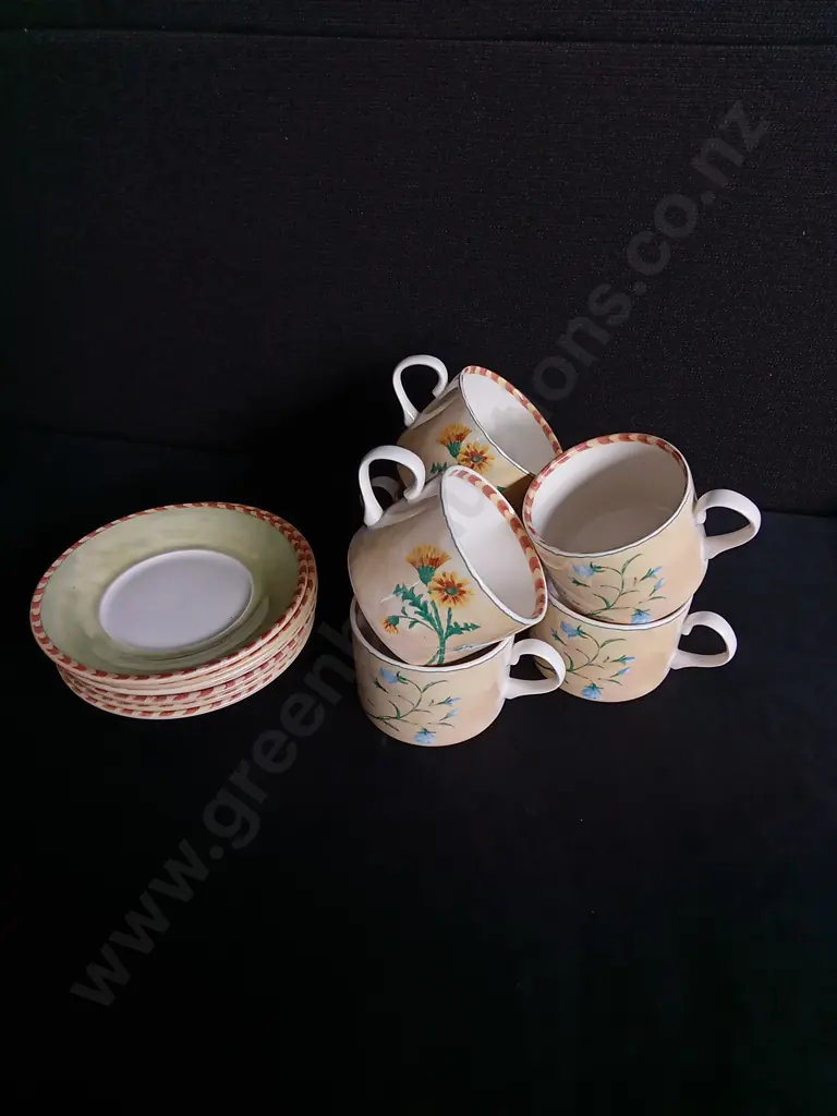 6 ROYAL STAFFORD TEA CUP AND SAUCERS SETS Image 1++