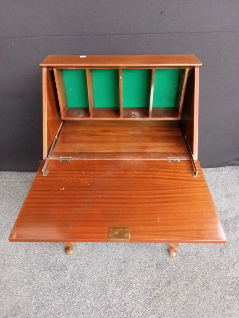 VINTAGE MAHOGANY DROP LEAF WRITING DESK H 1.06 M X W 67 CM X 37 CM Image 1++