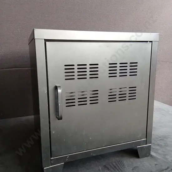 BLACK STORAGE LOCKER