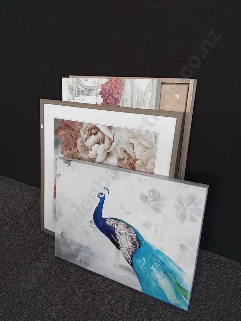 4 LARGE ARTWORKS Image 1++