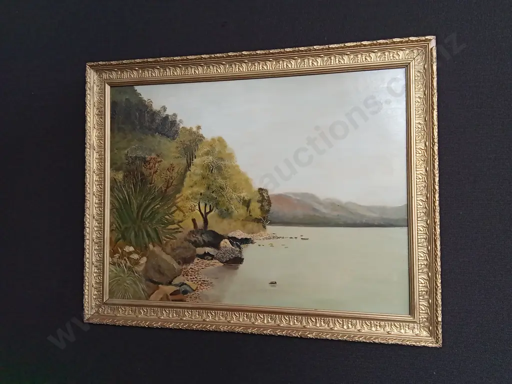 ORIGINAL FRAMED LANDSCAPE OIL PAINTING Image 1++