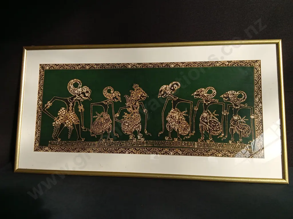 FRAMED INDONESIAN BATIK ARTWORK Image 1++