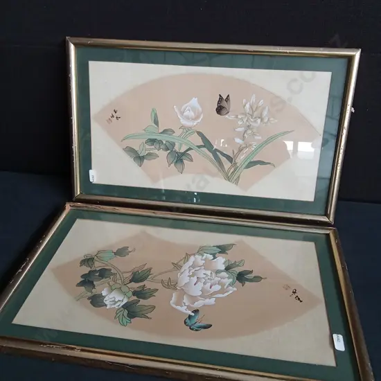 2 PIECES FRAMED CHINESE PRINTS