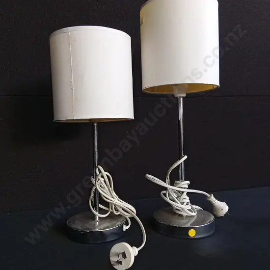 PAIR OF LAMPS WORKING