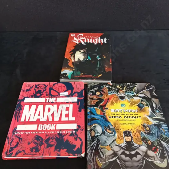 3 DC AND MARVEL BOOKS