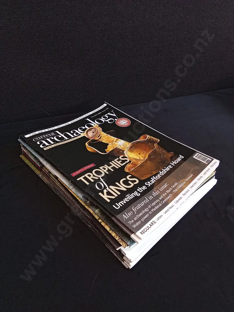 STACK OF CURRENT ARCHEOLOGY MAGAZINES Image 1++