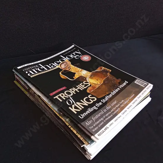 STACK OF CURRENT ARCHEOLOGY MAGAZINES