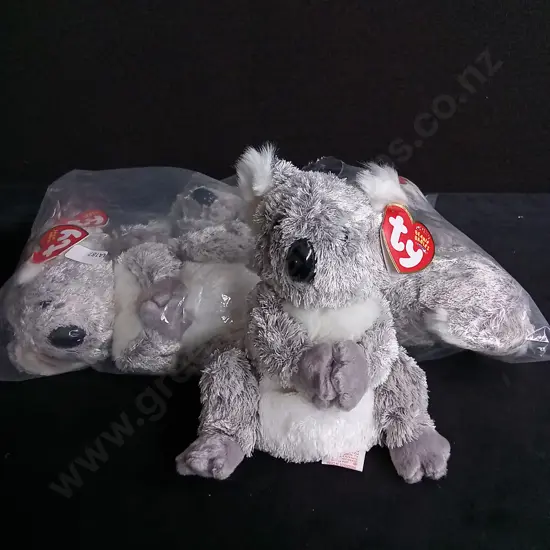 6 BRAND NEW TY BEANIE BABIES KOOWEE THE KOALA