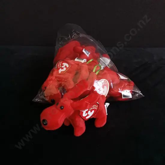 BRAND NEW BAG OF 12 TY BEANIE BABIES "ROVER"