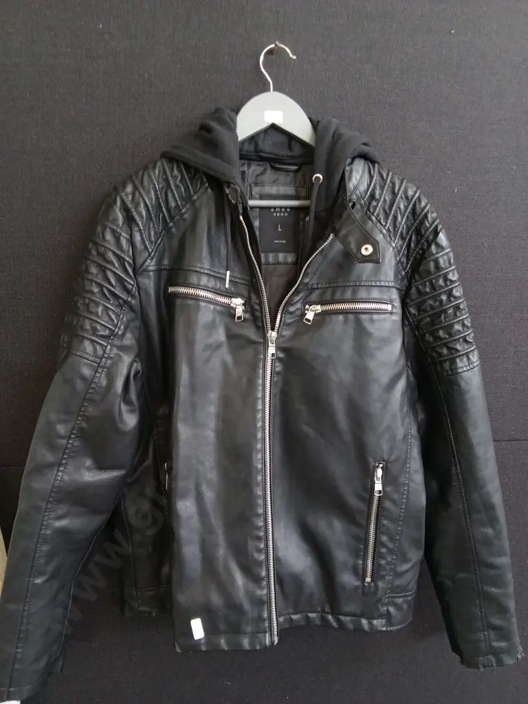 FAUX LEATHER JACKET SIZE L Image 1++