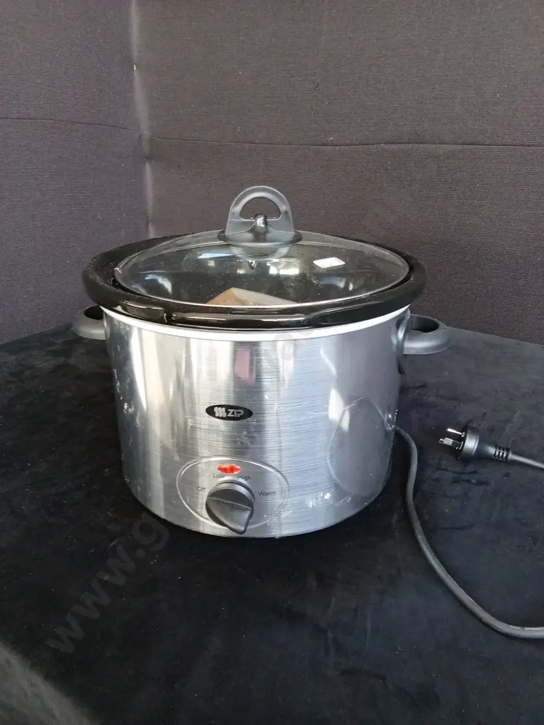 ZIP STAINLESS STEEL SLOW COOKER WORKING Image 1++